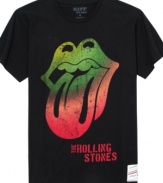 Rock out with this Rolling Stones t-shirt featuring the bands iconic tongue graphic.