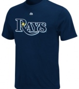 Team up! Get into the spirit of the season by supporting your Tampa Bay Rays with this MLB t-shirt from Majestic.