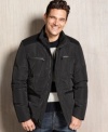 Bundle up with the classic comfort of down and this coat from Kenneth Cole.