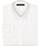 Crafted in crisp, non-iron cotton, this classic fit dress shirt from Michael Kors brings sophisticated style to your everyday wardrobe.