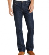 With a just-right amount of room, these boot-cut jeans from Levi's are always the perfect pair.