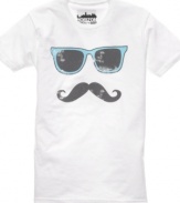 Your future's so bright you even have to wear shades on this graphic t shirt from New World.