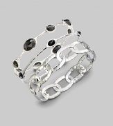 From the Roma Collection. Crinkly oval links create a bangle design of simple drama.Sterling silverDiameter, about 2½ImportedPlease note: Bracelets sold separately. 