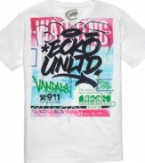 All signs point to cool casual style with this graphic t-shirt from Ecko Untld.