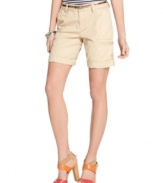 Roll them up or down -- either way, these Calvin Klein Jeans shorts look fresh on summer days!