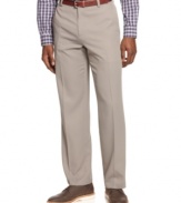 The work-week will shape up to be a good one with these easy to match slim-fit dress pants from Kenneth Cole Reaction.