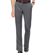 With a classic pinstripe, these Kenneth Cole Reaction pants are the ideal addition to your dress wardrobe.