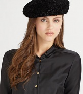 Classic felt beret for a timeless chic look.80% acrylic/20% polyester Specialist clean only Made in USA of imported material 