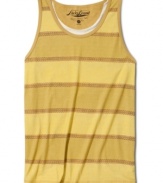 Stay on track. Focus on having fun in this stylishly casual tank from Lucky Brand Jeans.