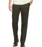 Ever-versatile, these Calvin Klein straight-fit pants will be a staple in your wardrobe for years to come.