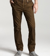 Khaki green adds to the utilitarian feel of these Burberry chinos, offering a masculine look for the everyday.