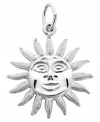 The perfect gift for the beach goddess. Rembrandt's intricate sun charm is crafted from sterling silver and will make the perfect addition to your favorite charm bracelet or necklace. Approximate drop: 1 inch.