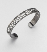 EXCLUSIVELY AT SAKS.COM From the Serpentine Collection. An exotic yet minimalist style featuring a open, snakeskin-inspired design. Black rhodium-plated sterling silverSlip-on styleImported 