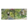 Paris a Giverny: Inspired by Monet's Impressionist art, each piece has a view into a lush and tranquil French garden. The lushness and color of the flora is depicted through an artist's eyes.