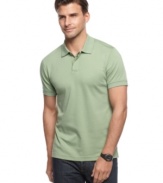 This polo from Tasso Elba adds some polish to your slimmed-down look.