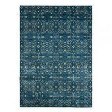 Inspired by traditional fair isle pattern knits of Scotland, this Ralph Lauren rug is crafted of the finest spaced dyed fibers to create a heathered, heirloom appearance. After weaving in the Persian Senneh knot style, the pile is sheered to a low height for a welcoming vintage finish.