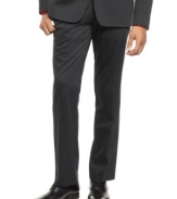 Punctuate your formal look with these sleek suit pants from Kenneth Cole Reaction.