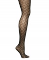 Your link to unique style. Lauren Ralph Lauren patterned these semi-sheer tights with an edgy chainlink design.