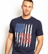 Display your patriotic side with this graphic t-shirt from Nautica.