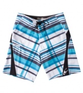 Go all out with these moody graphic board shorts from O'Neill.