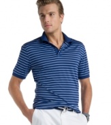 Form meets function. This stylish polo from Izod packs a performance punch with UPF and moisture-wicking capabilities. (Clearance)