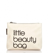 Carry your beauty essentials in true Bloomingdale's style with our Little Beauty Bag.