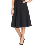 Jones New York Signature's A-line skirt offers a flattering silhouette that looks dynamite with a tucked-in blouse.