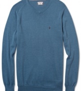 Simple yet stylish, this Volcom sweater is perfect for chilling out after hitting the slopes.