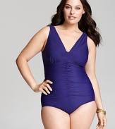 Radically comfortable slimming technology has earned Miraclesuit a cult cabana following. This sleek one-piece is an instant confidence boost -- just add your favorite shades!