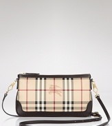 Wallet by day, clutch by night, this chic little Burberry wristlet is elegantly versatile.