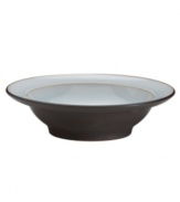 Handsome and understated, this Sienna soup/cereal bowl features a matte mocha surface, wide rim and glazed interior for smart-casual style at breakfast, lunch and dinner.