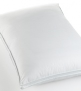 Retreat into comfort. Boasting a pure, 300-thread count cotton cover and plush, hypoallergenic down-alternative fill, this Martha Stewart Collection pillow is a must for a healthy night's rest.