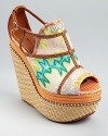 Missoni Wedges - Peep Toe Platform