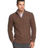 Perfect for layering, this Tasso Elba sweater will be a key piece in your cold-weather rotation.