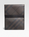 Signature smoked check pattern covers your tablet in a stylish manner.Snap-button closurePVC8W x 11H x 1DImported