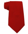 Get spotted in this dot-patterned tie from Tommy Hilfiger.