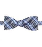 This plaid bow tie from Penguin let's everyone know you've come to party.