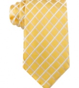 Chart your own map up the ladder with this statement silk tie from Donald J. Trump.