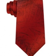 Put your stamp on sophisticated style with this handsome silk tie courtesy of Kenneth Cole Reaction.