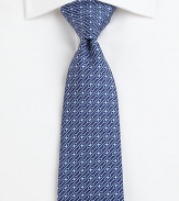 A brilliant print adds irresistible appeal to this fine silk tie.SilkDry cleanMade in Italy