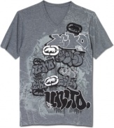 With a graffiti graphic, this t-shirt from Ecko Unltd gets your street style on lock.