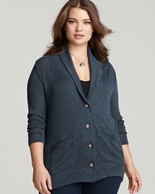 JET Plus Size Fisherman Cardigan