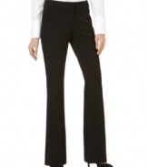 Classic straight-leg pants from T Tahari have an easy, flattering fit and versatile style.