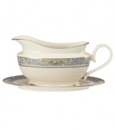 For nearly 150 years, Lenox has been renowned throughout the world as a premier designer and manufacturer of fine china. The formal Autumn pattern expresses the joy of gracious living and entertaining, in an exquisitely simple design on heirloom-quality ivory bone china banded in gold.