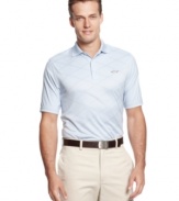 Put in a top performance with this golf shirt from Greg Norman for Tasso Elba featuring PlayDry® technology for comfort.