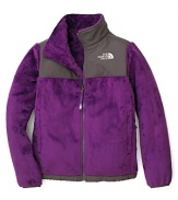 Brighten up the season with this North Face® thermal, constructed in cozy high loft fleece and an eye popping hue.