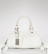 Put it in neutral with this slouchy leather satchel from MARC BY MARC JACOBS. In a most-wanted shape and fashion's favorite shade, it's an easy-chic way to update every look.