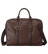 A carry-all for the workweek that bring some gentlemanly style to your look from Fossil.