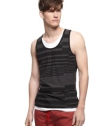 Long sleeves? Long gone. Summer-up with this tank from Bar III.