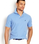 A classic polo like this from Nautica is an easy way to add some polish to your casual summer look.